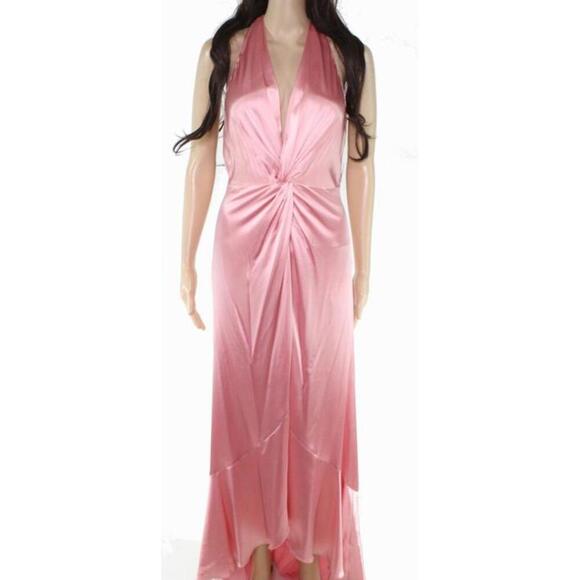 Other - Jill Jill Stuart Womens Satin Halter Twist Front Gown Size 0